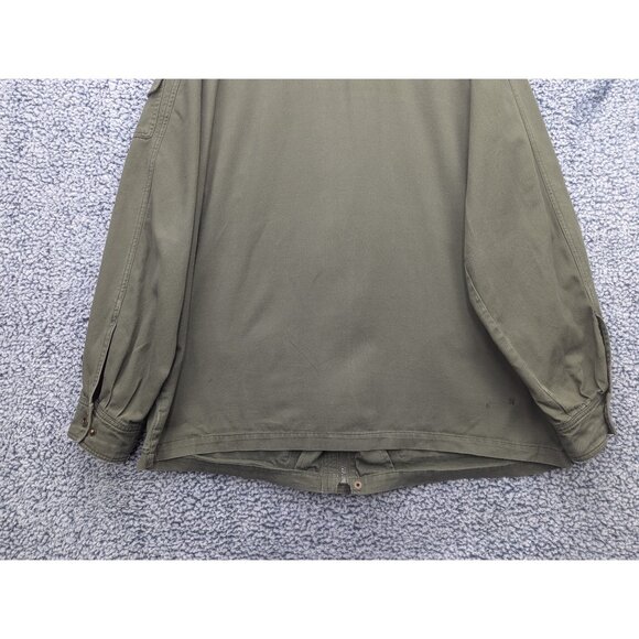 Boulder Creek Trading Co. Cargo Jacket Mens XLT Full Zip Hiking Military Green - Picture 7 of 14